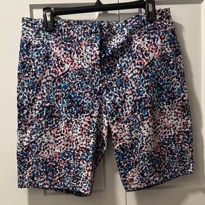 Izod women's Multicolor Floral Golf Shorts size 12